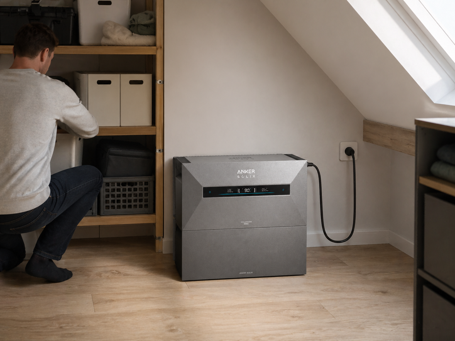 Which home battery with plug can you use without an installer?