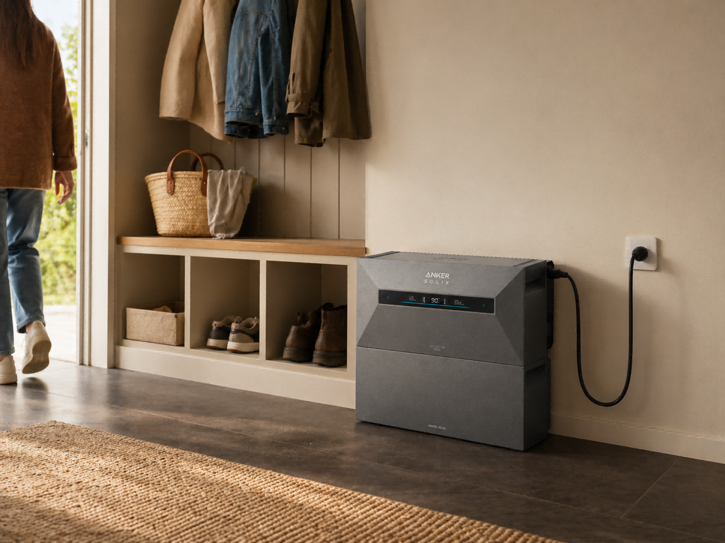 Which wall socket home battery suits me without a roof or solar panels?