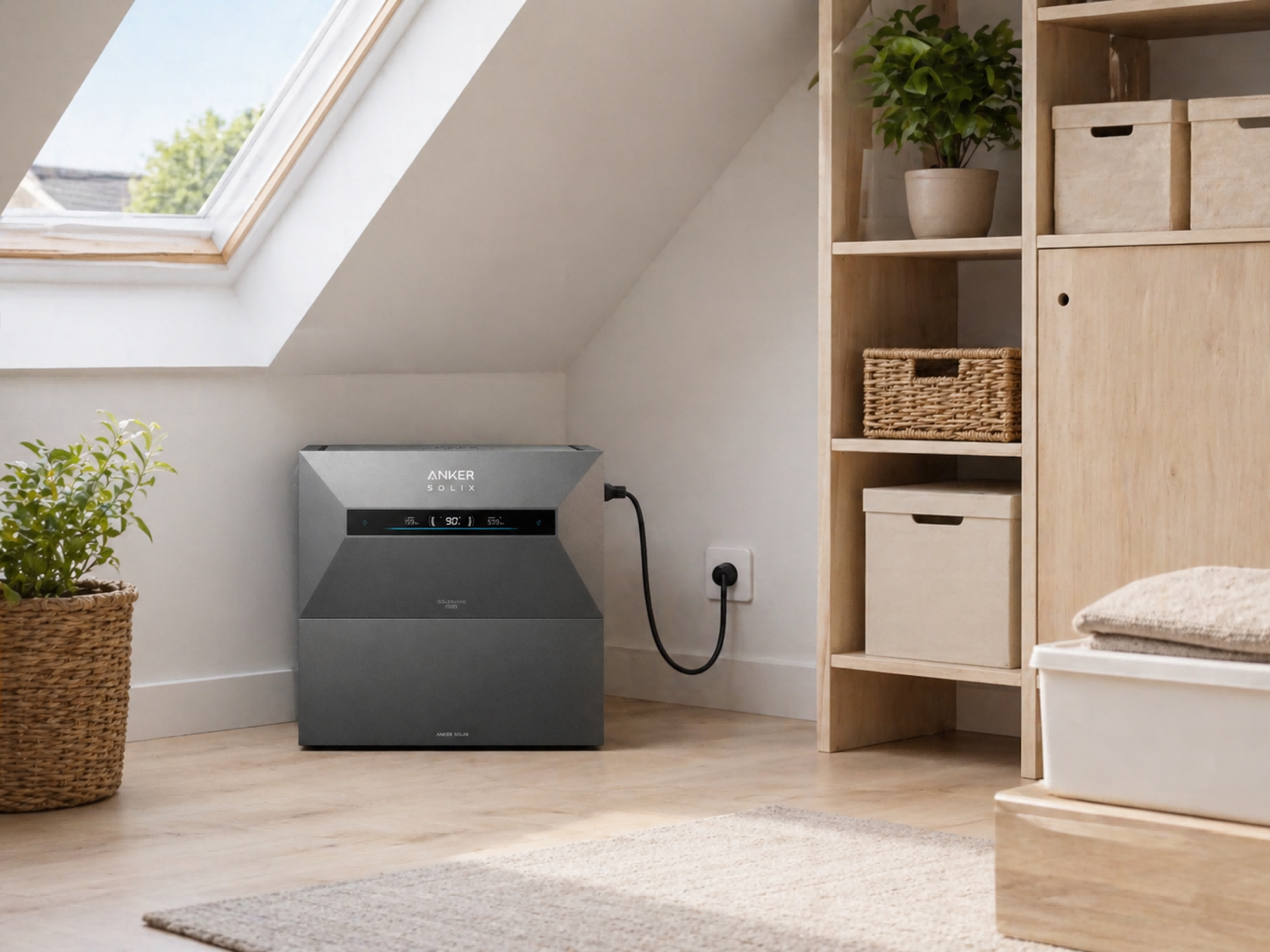 Which home battery grows from student room to family home?