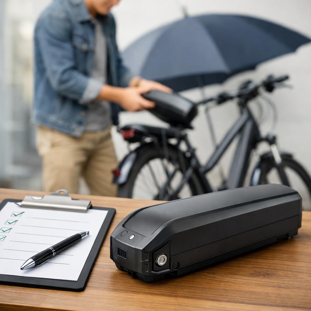 verzekering elektrische fiets batterij cover illustration