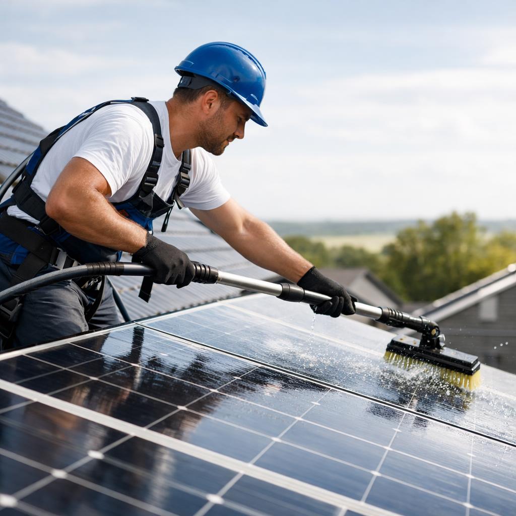 Cleaning solar panels: this is how you do it safely