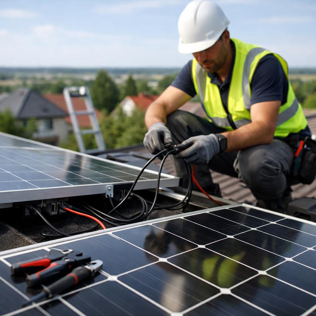 Connecting solar panels: this is how it works step by step