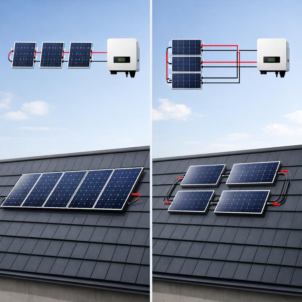 zonnepanelen serie of parallel supporting image 3