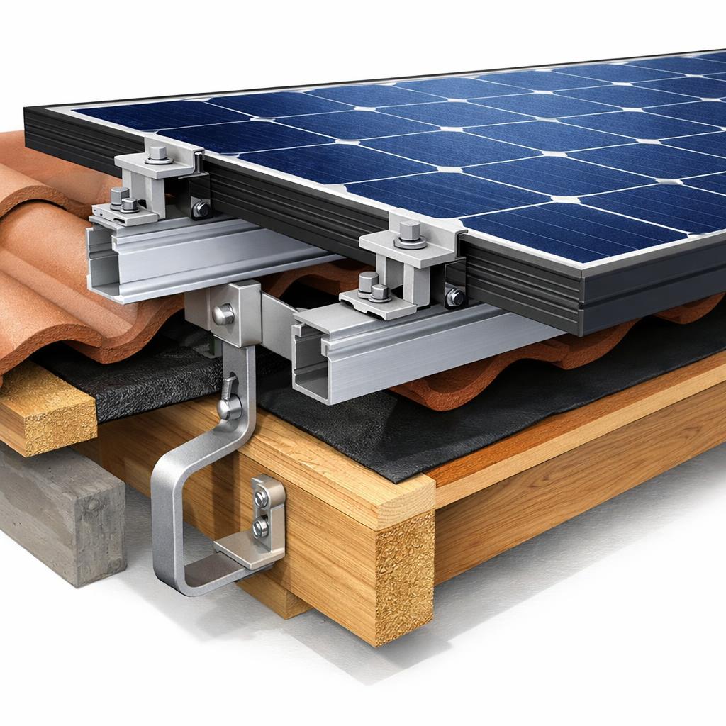 hoe worden zonnepanelen bevestigd supporting image 1