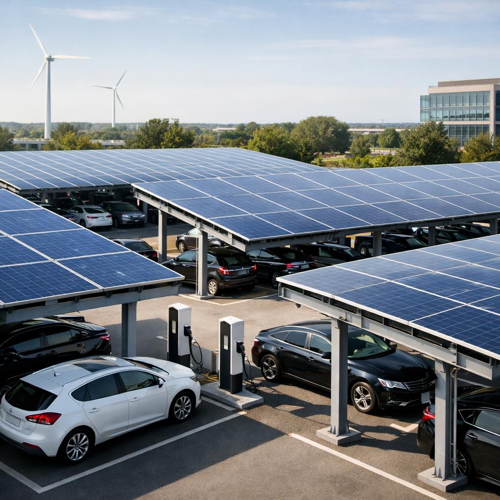 Zonnepanelen op een parkeerplaats: wat is slim?