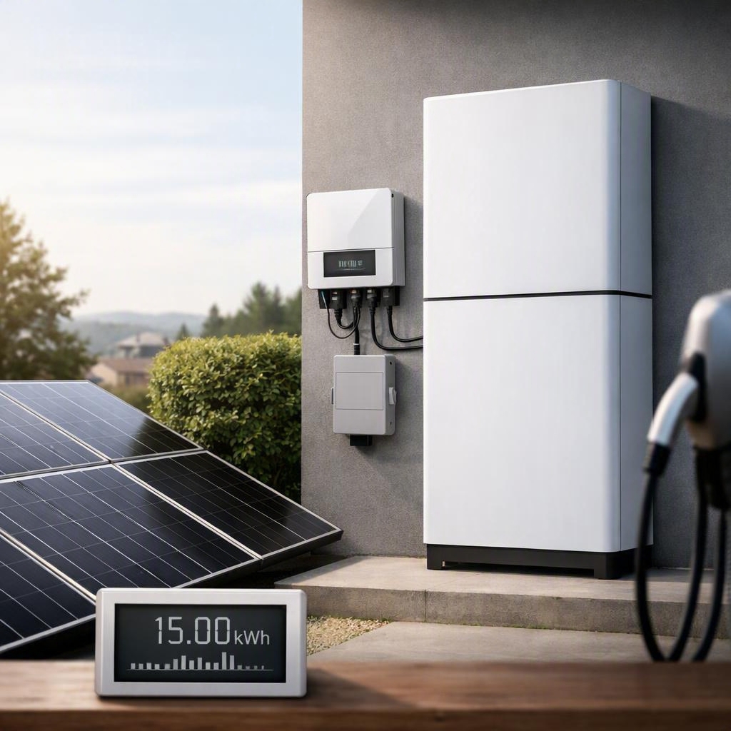 Thuisbatterij 15 kWh: wanneer is deze capaciteit passend?