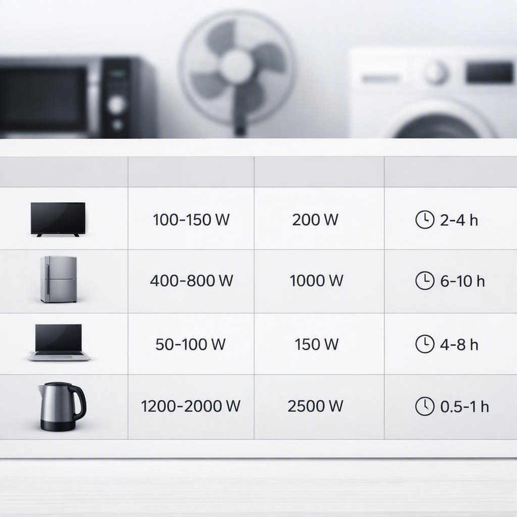 Which battery backup for home appliances handles multiple devices? supporting image 1