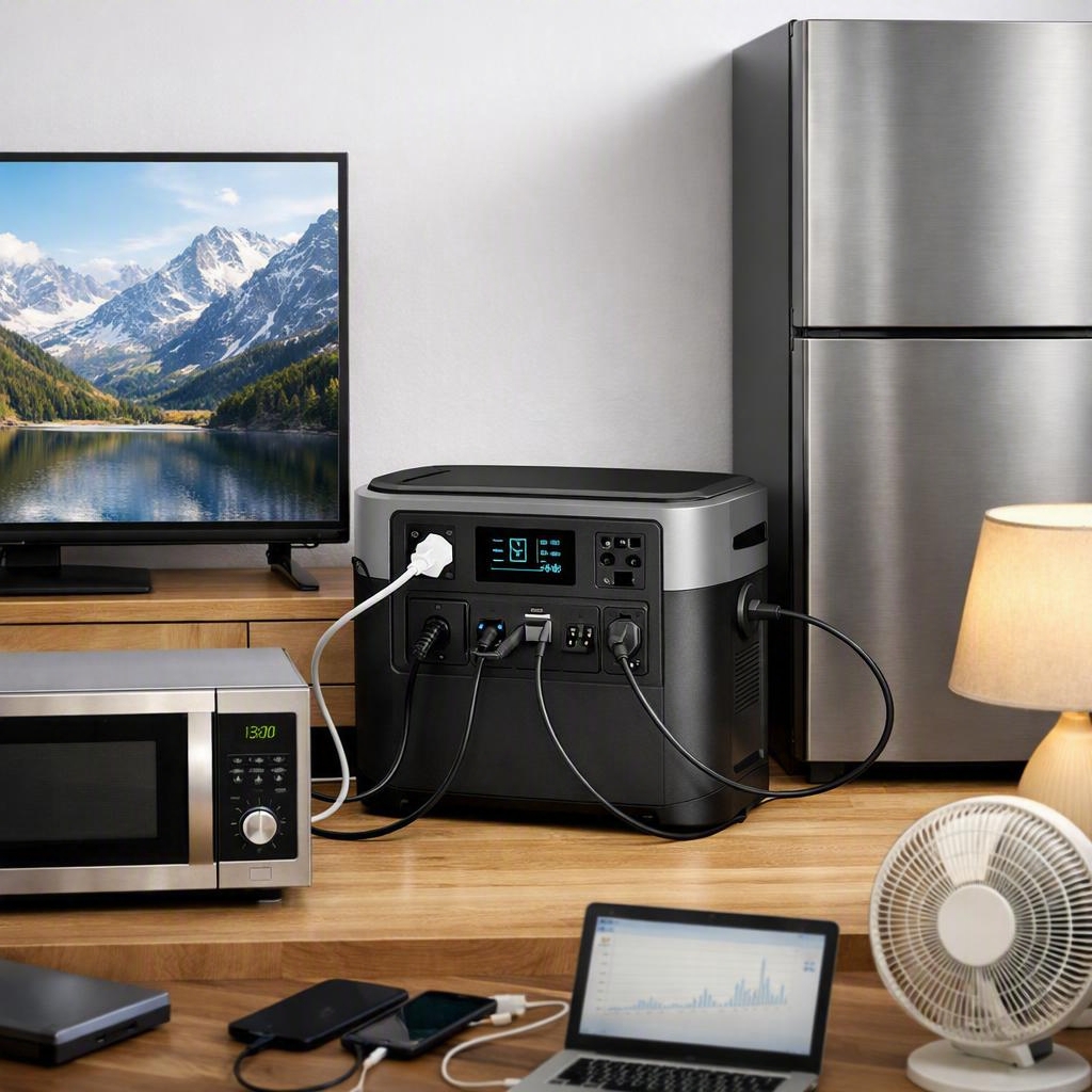 Which battery backup for home appliances handles multiple devices? supporting image 3