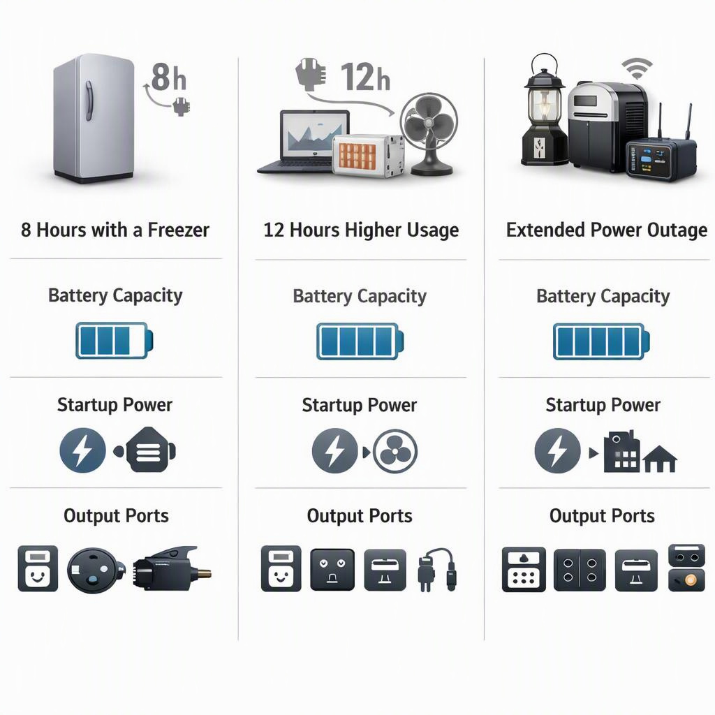 Which battery backup for freezer can last overnight? supporting image 2