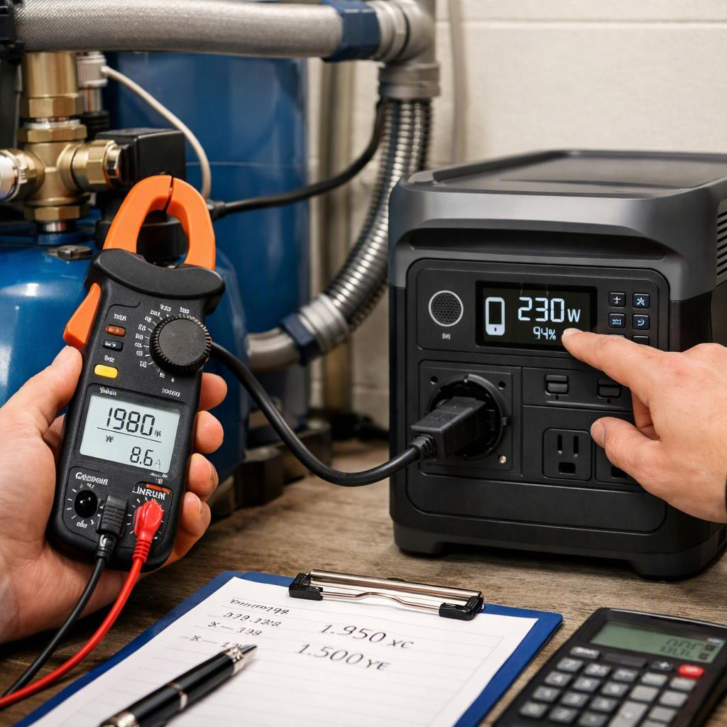 Which battery backup for well pump provides enough power? supporting image 3