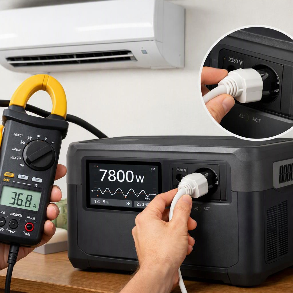Which battery backup for air conditioner can handle startup power? supporting image 3