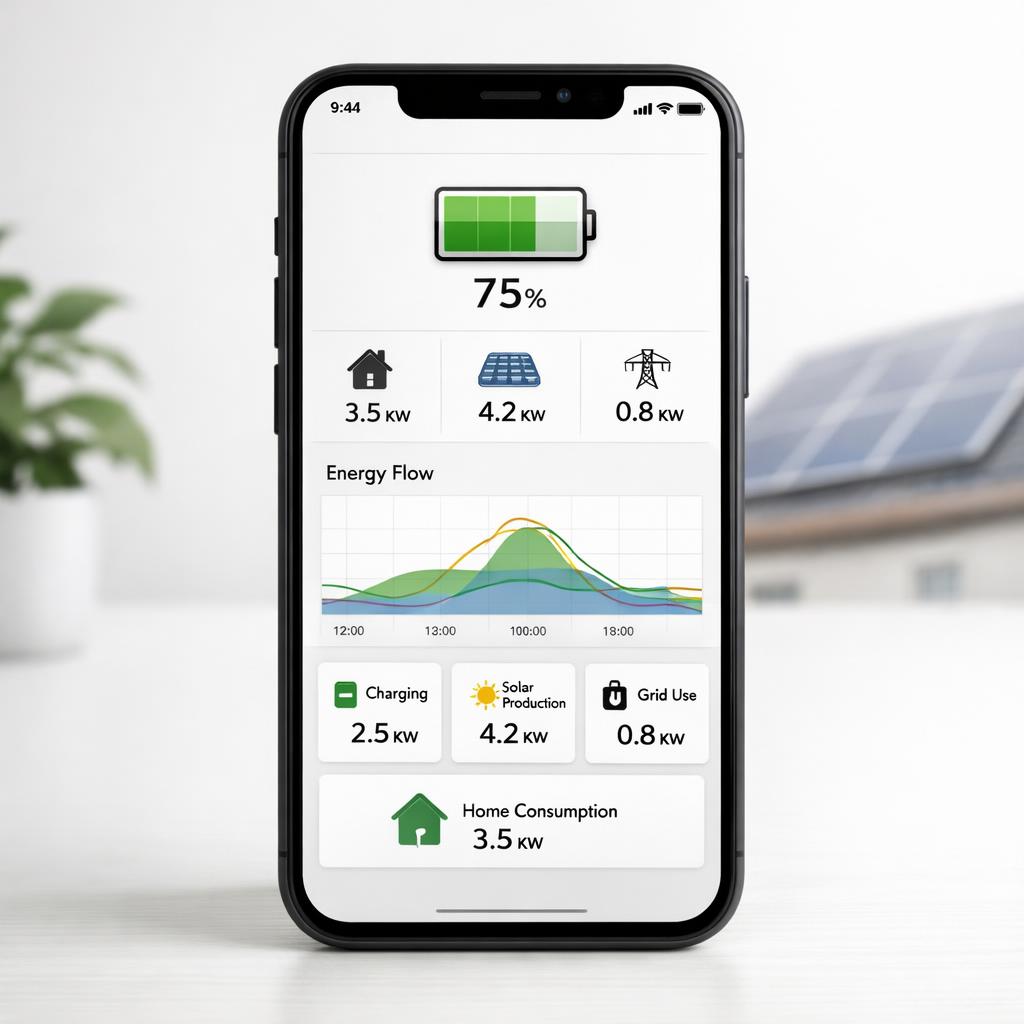 Welke thuisbatterij heeft de beste app supporting image 2