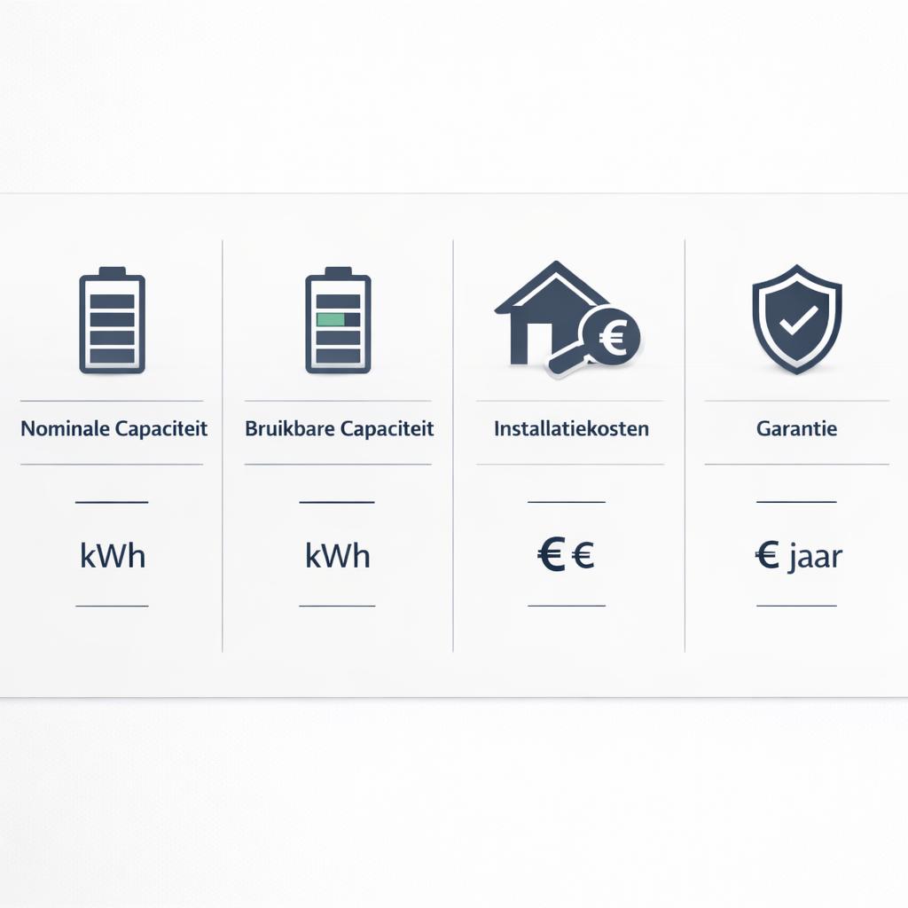 Welke thuisbatterij heeft de beste prijs per kWh supporting image 1