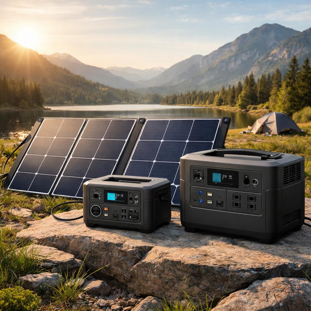 Which portable power stations and solar panels do the b...