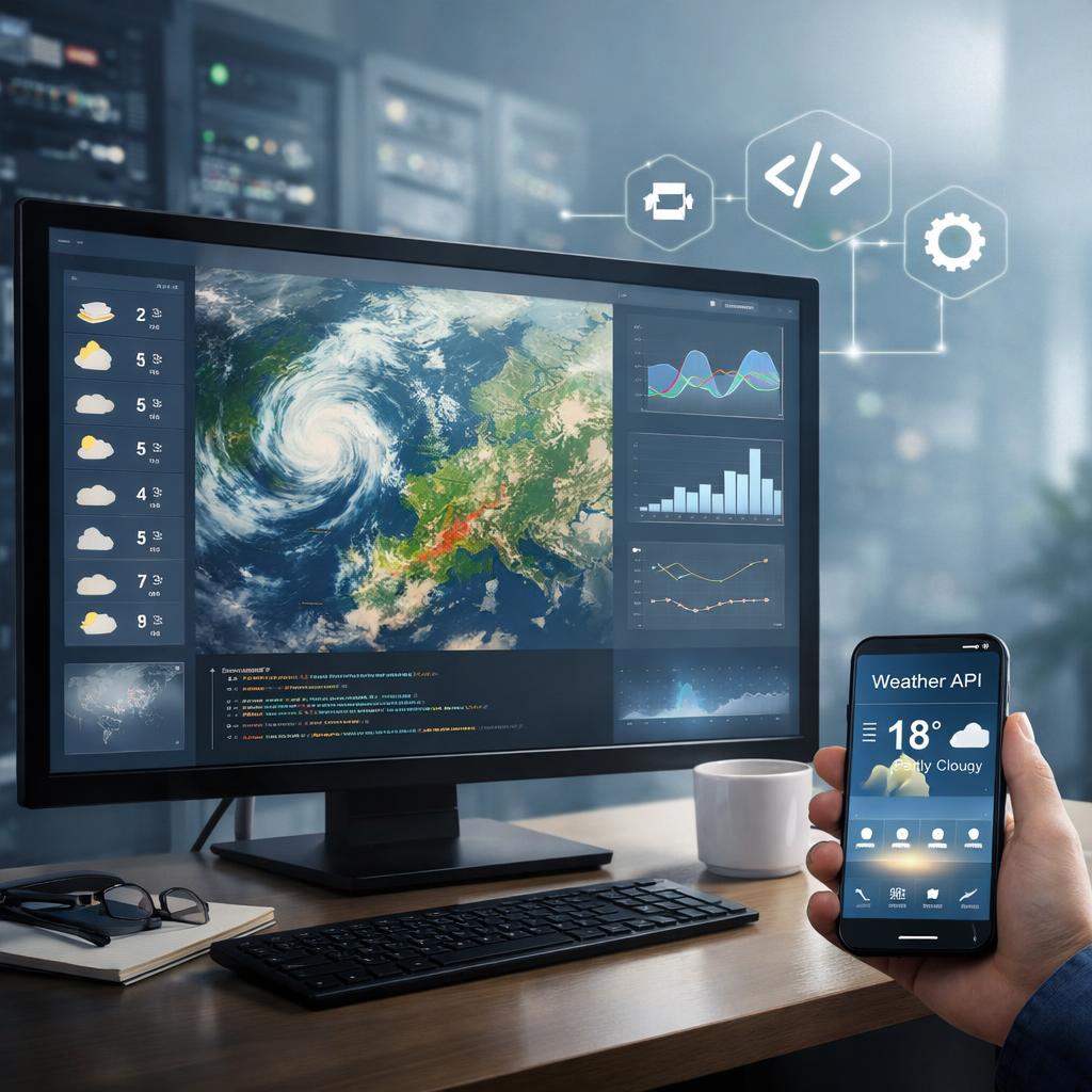 weather forecast integration API cover illustration