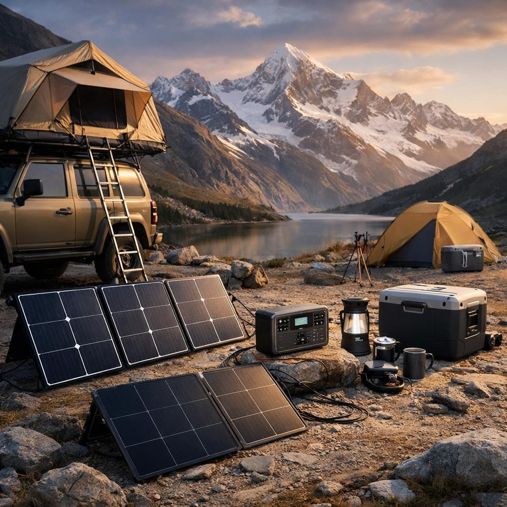 Which solar panels and accessories are best suited to exp...
